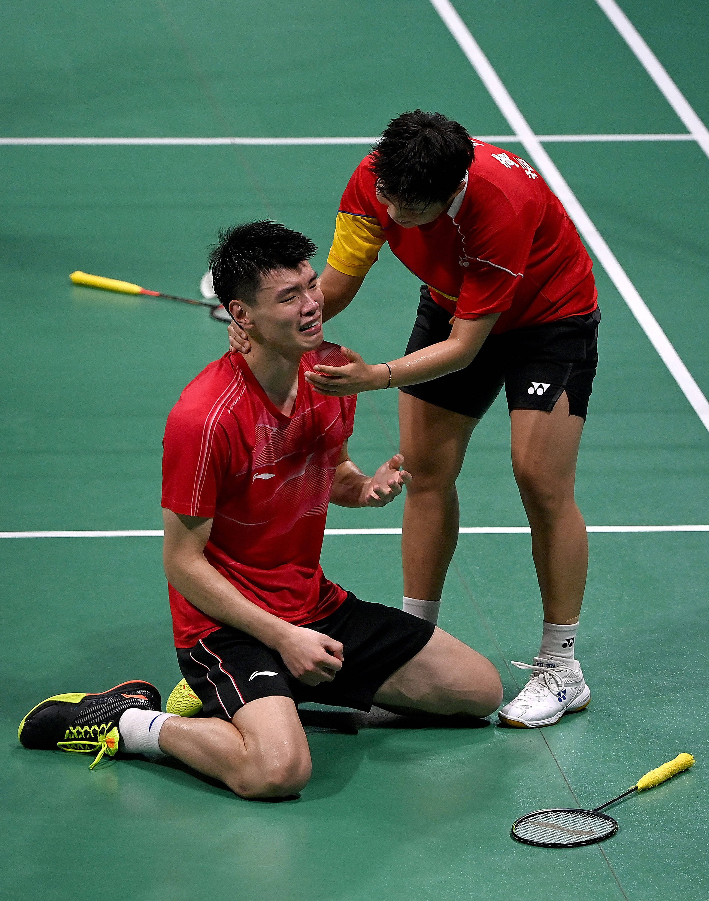 墨西哥代表队在混合双打中取得胜利